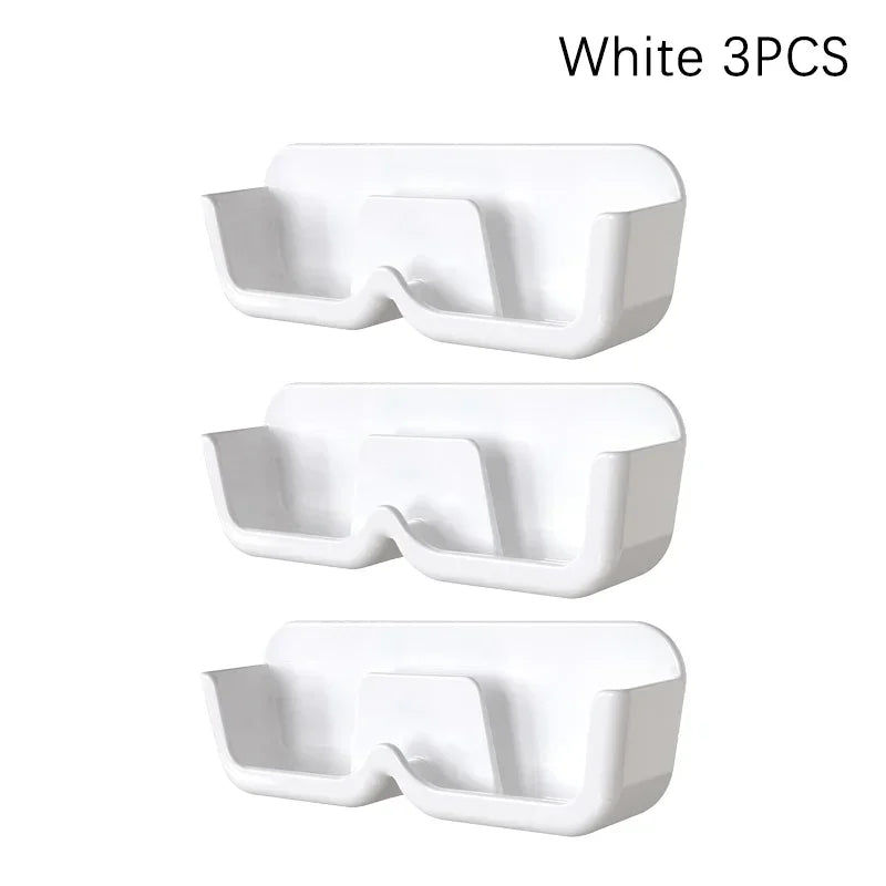 Wall mounted sunglasses storage