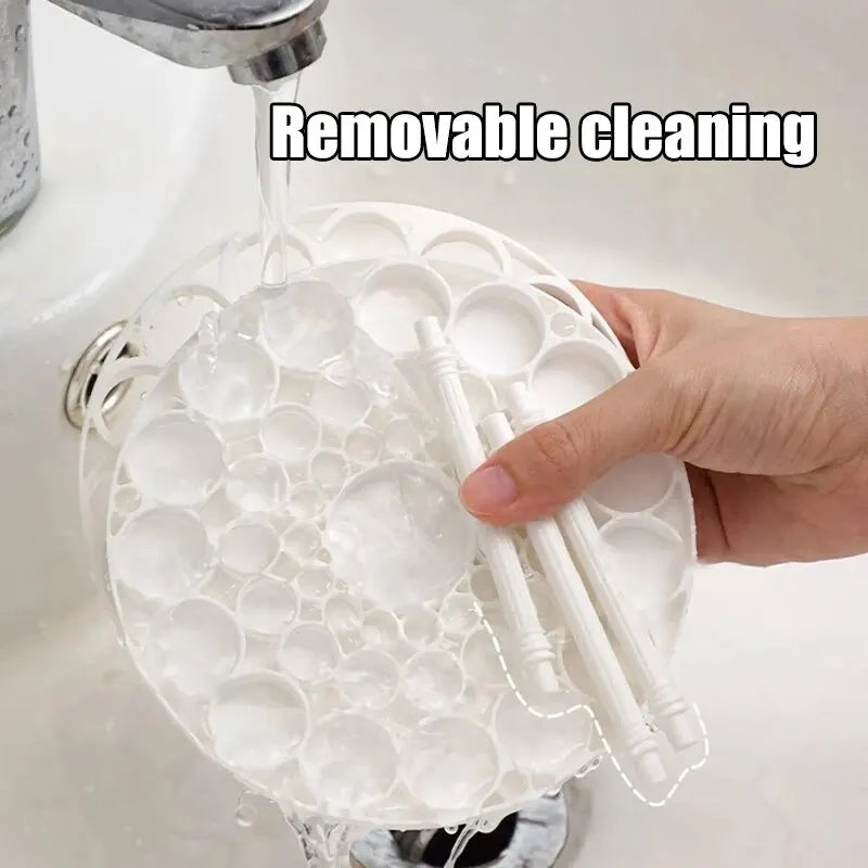 Makeup brush storage