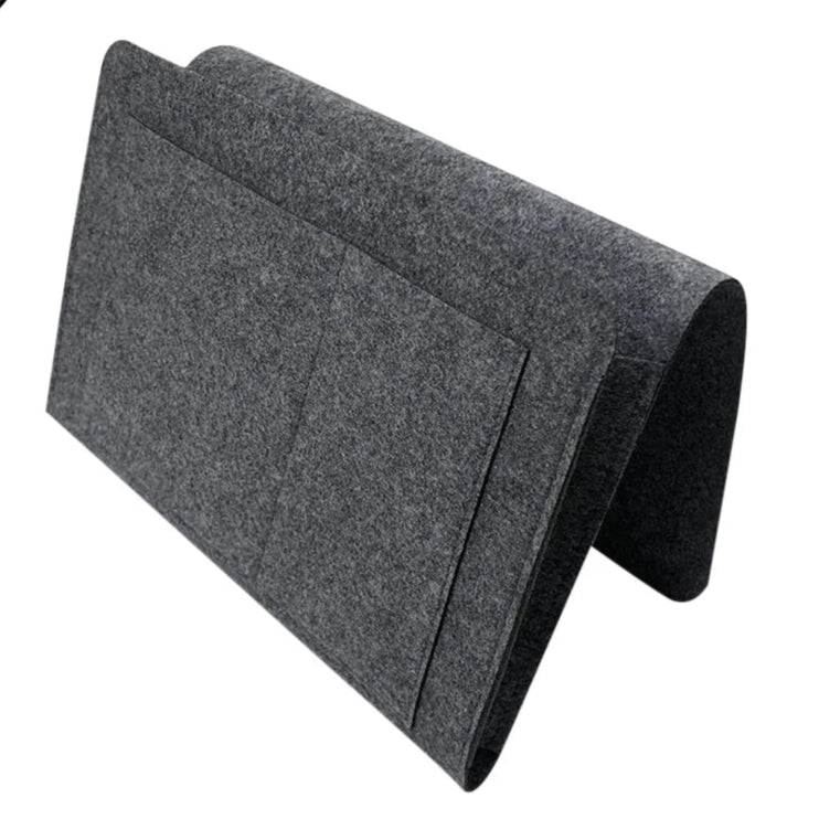 Felt bedside storage organizer